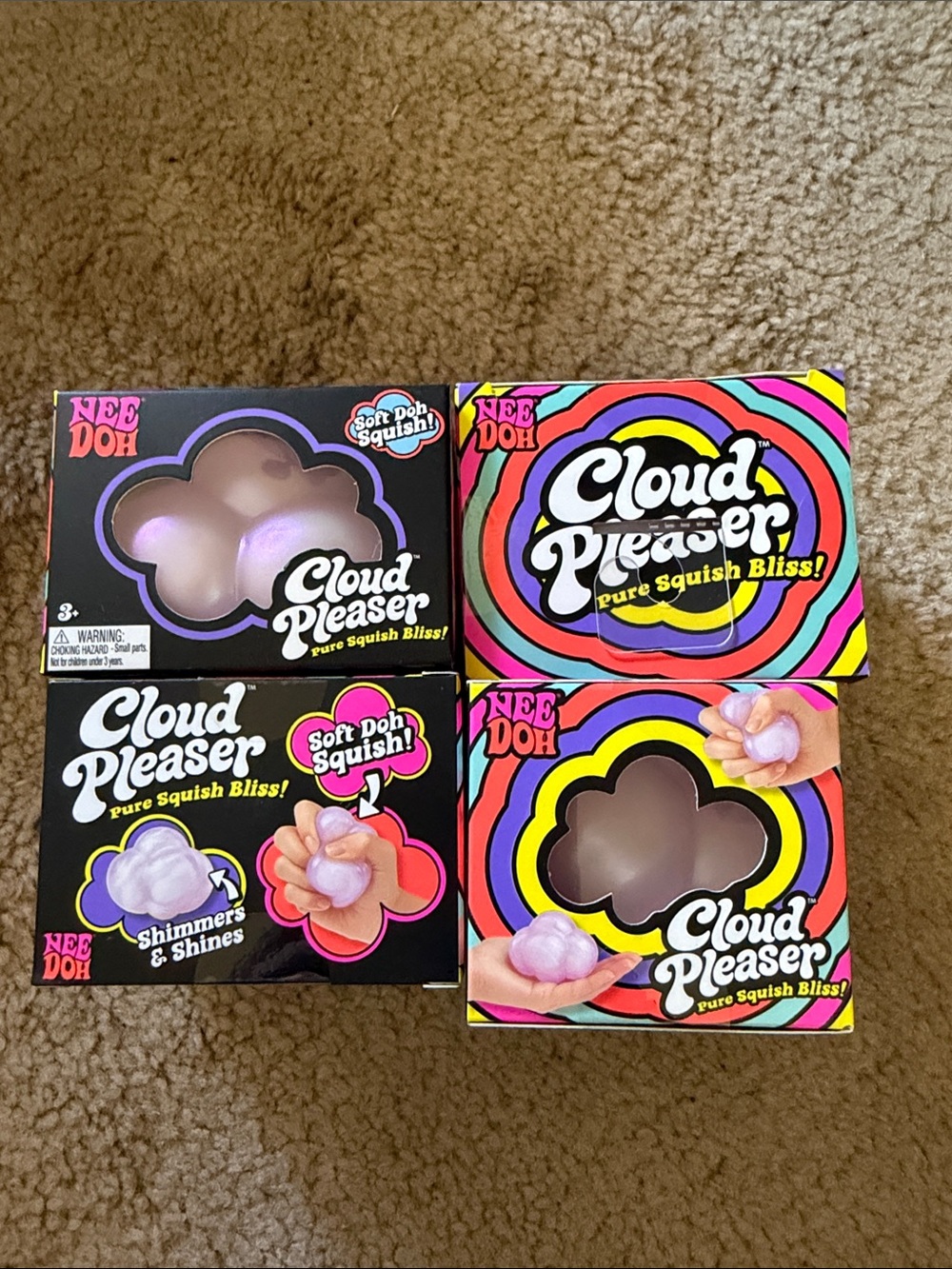 NeeDoh Cloud Pleaser Squishy Bundle